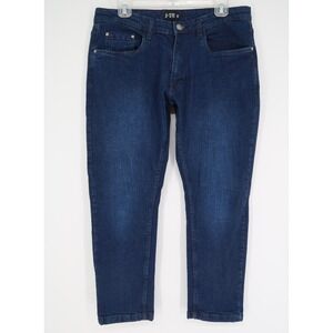 Under 510 U-510 Zak Jeans Men's 32x26 Blue Dark Wash Stretch Denim Straight